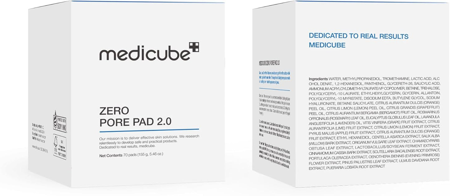 Medicube - Zero Pore Pad 2.0 (70ea) - KOREAN SKINCARE