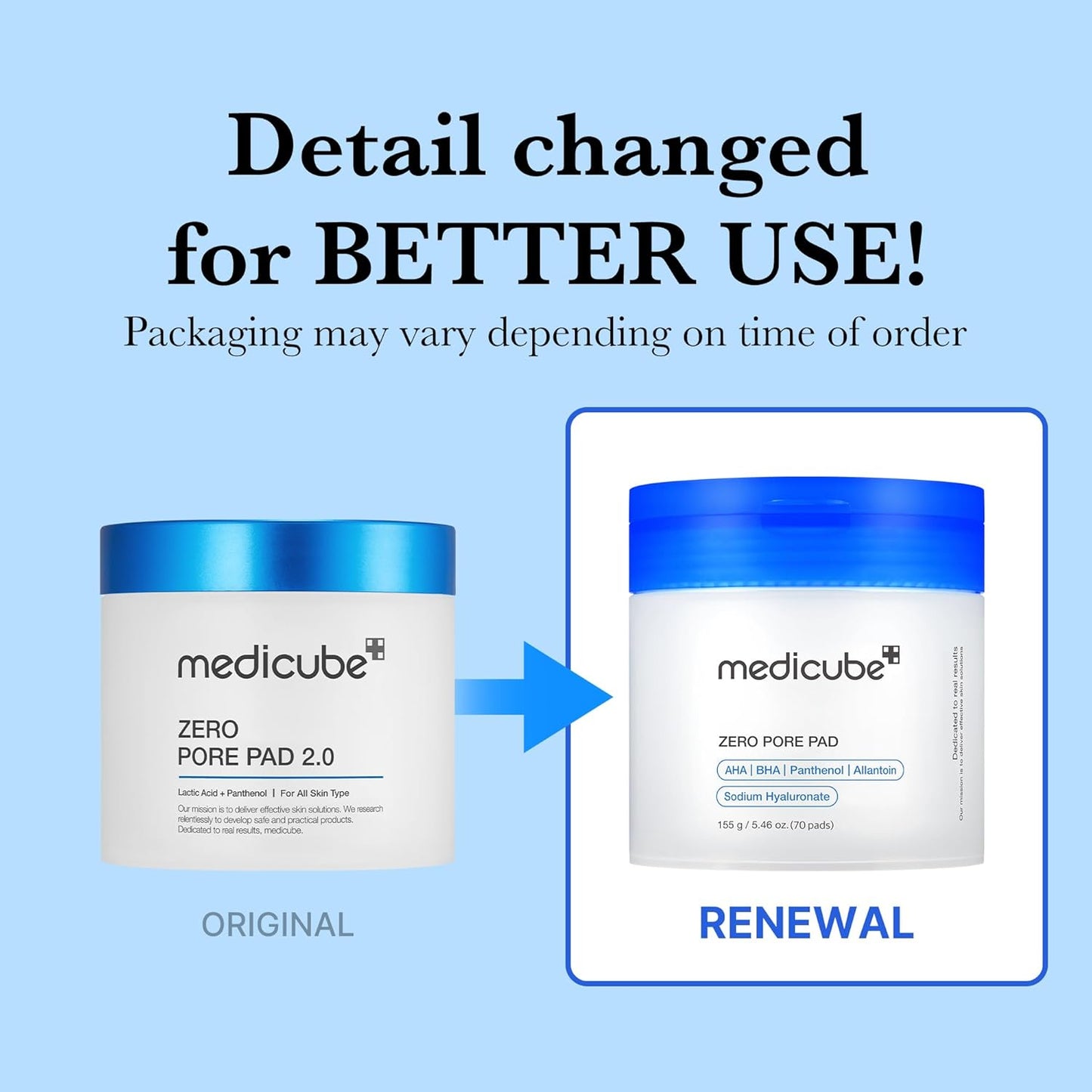 Medicube - Zero Pore Pad 2.0 (70ea) - KOREAN SKINCARE