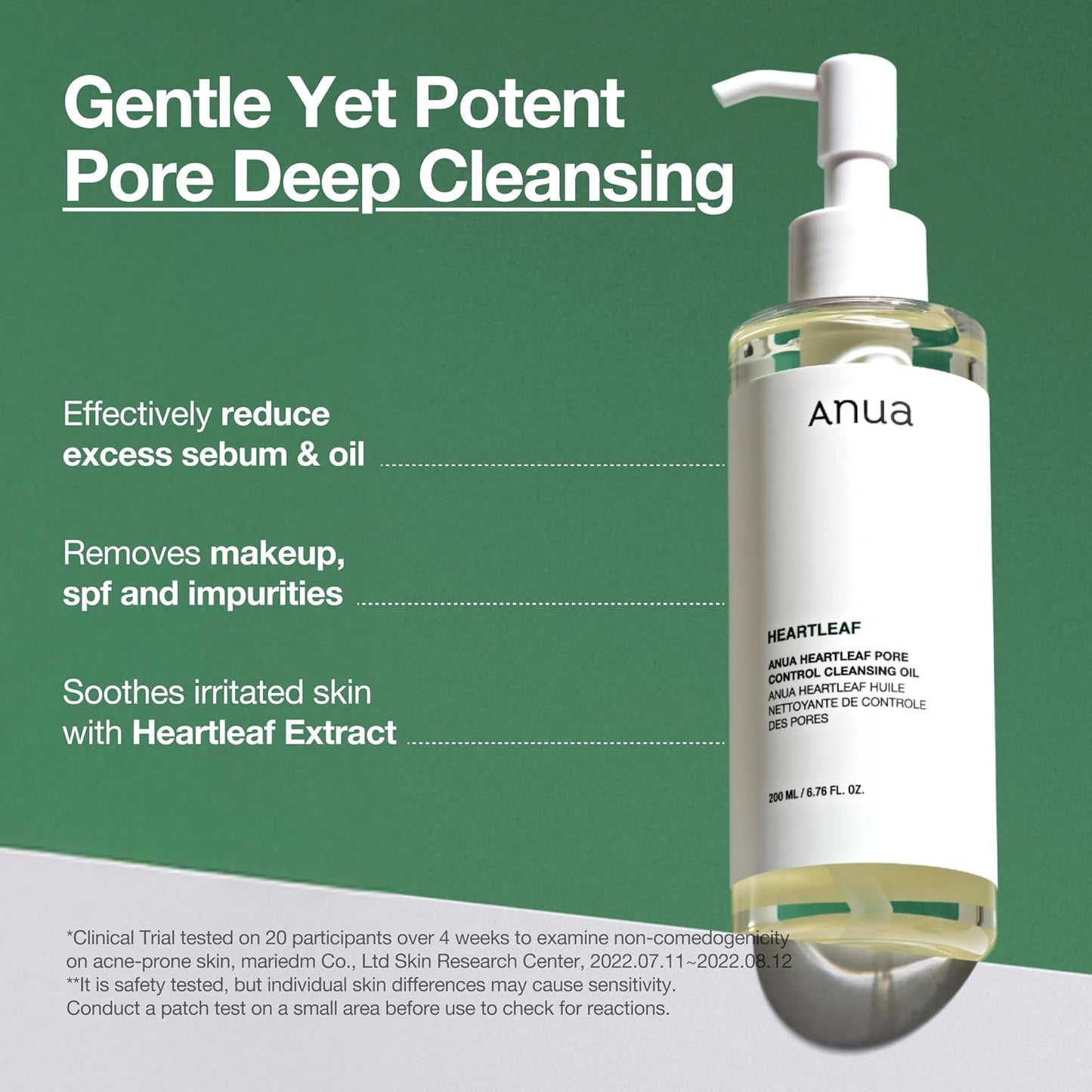 Anua - Heartleaf Pore Control Cleansing Oil 200ml - KOREAN SKINCARE