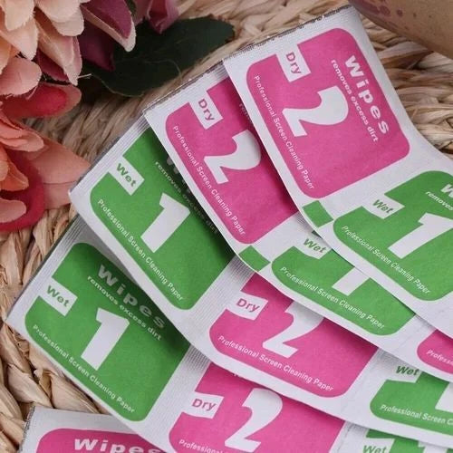 Alcohol Wipe Wet/Dry Cleaning Screen Wipes Cloth Mobile Phone Iphone