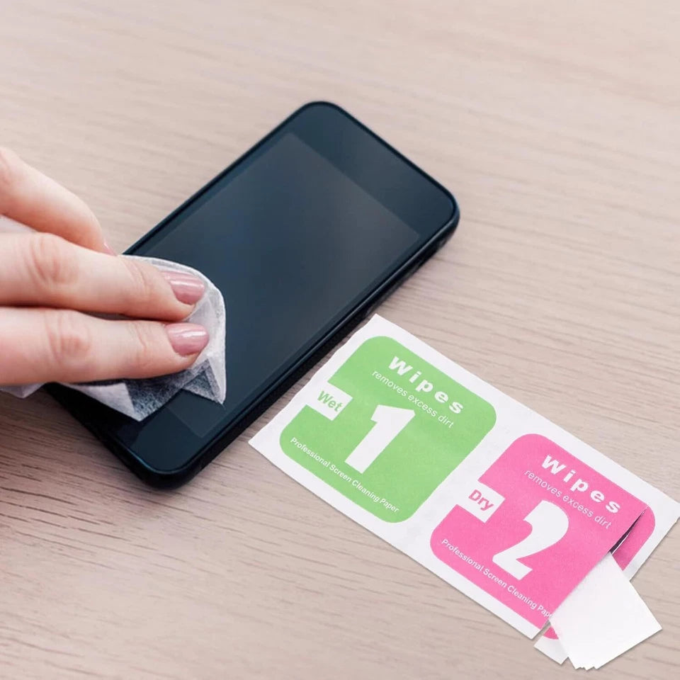 Alcohol Wipe Wet/Dry Cleaning Screen Wipes Cloth Mobile Phone Iphone