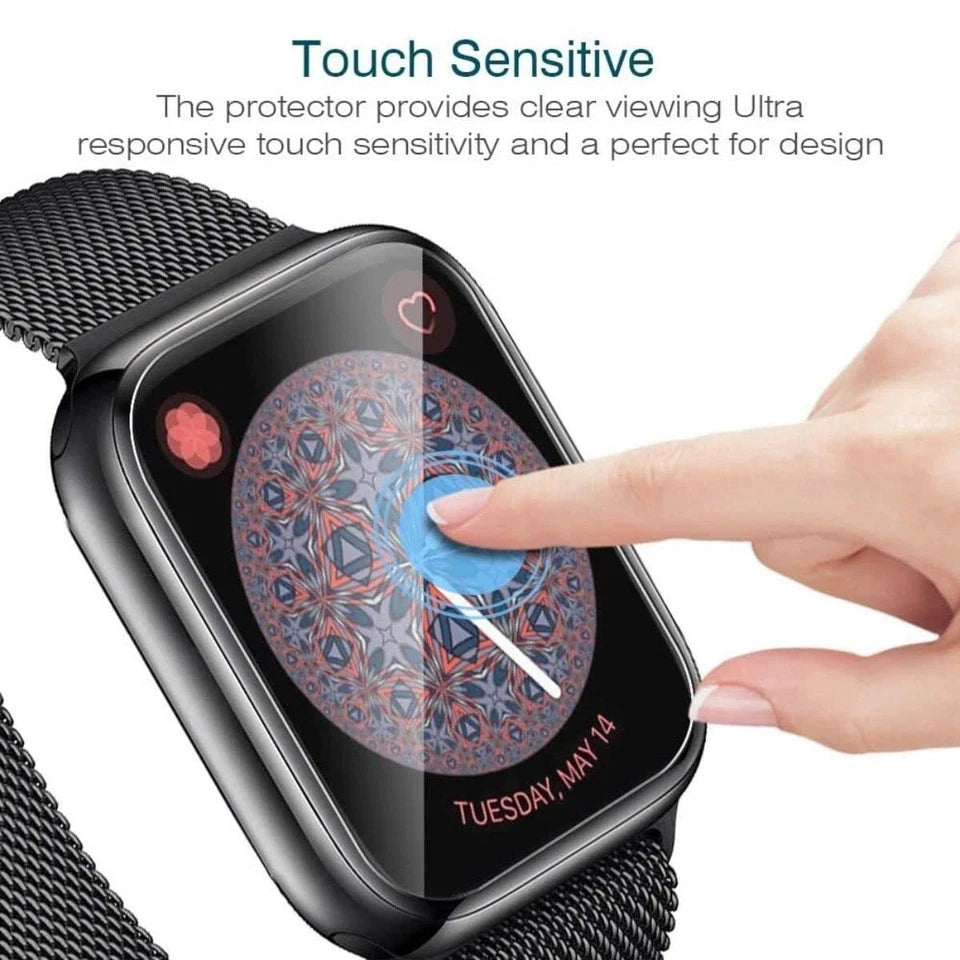 2x Apple Watch Screen Protector – Tempered Glass for Series 1–9, SE & Ultra