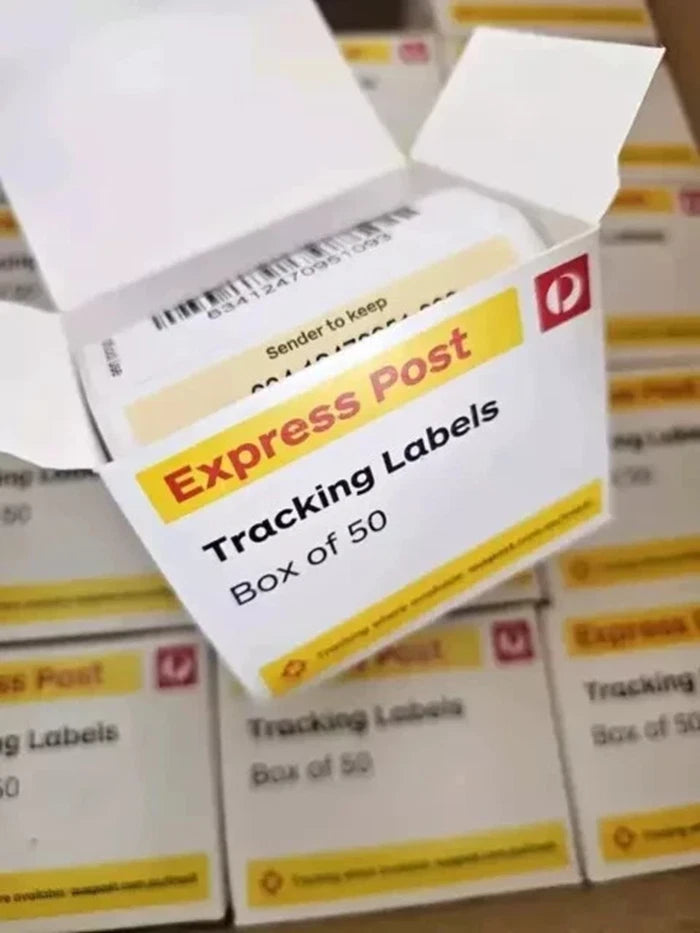 EXPRESS Post Parcel Tracking Labels – Australia Post QR Stickers