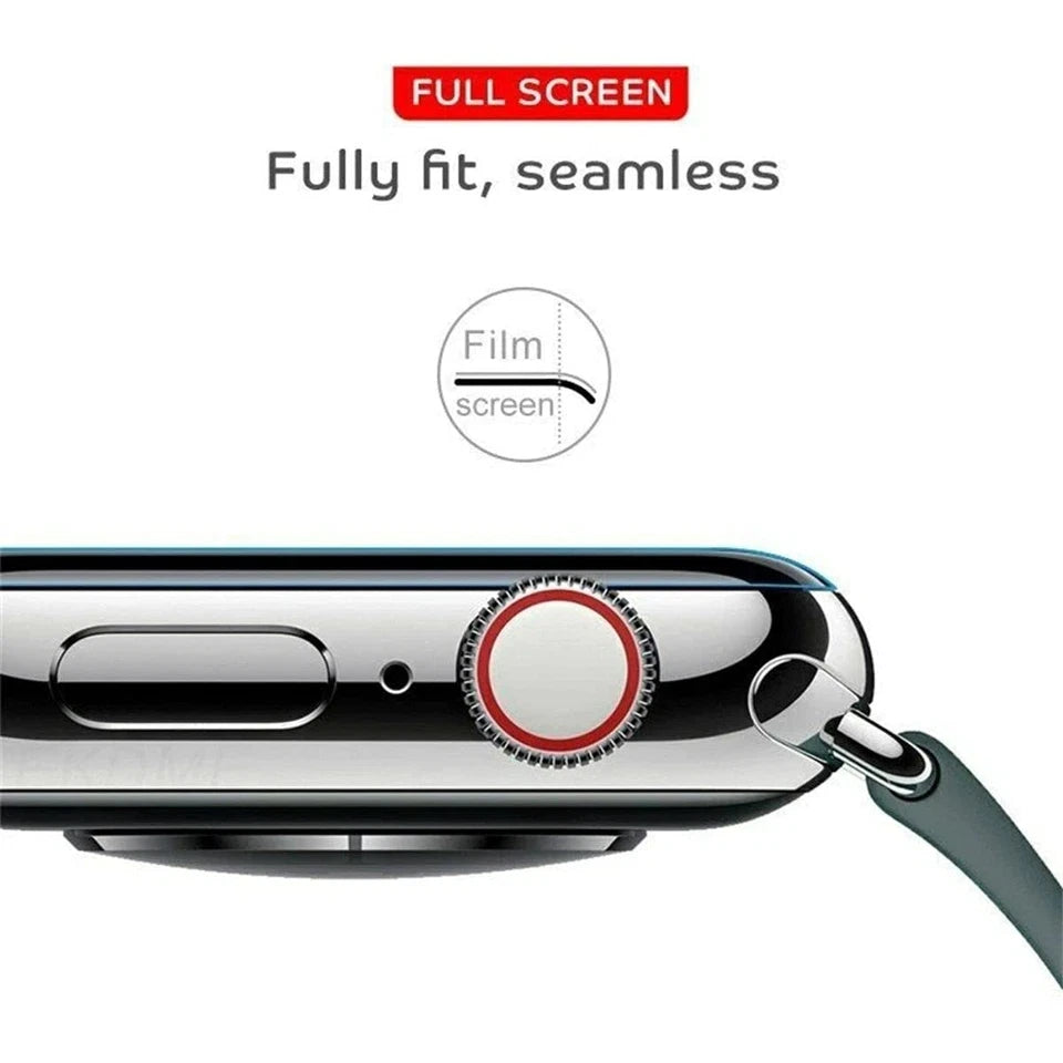2x Apple Watch Screen Protector – Tempered Glass for Series 1–9, SE & Ultra