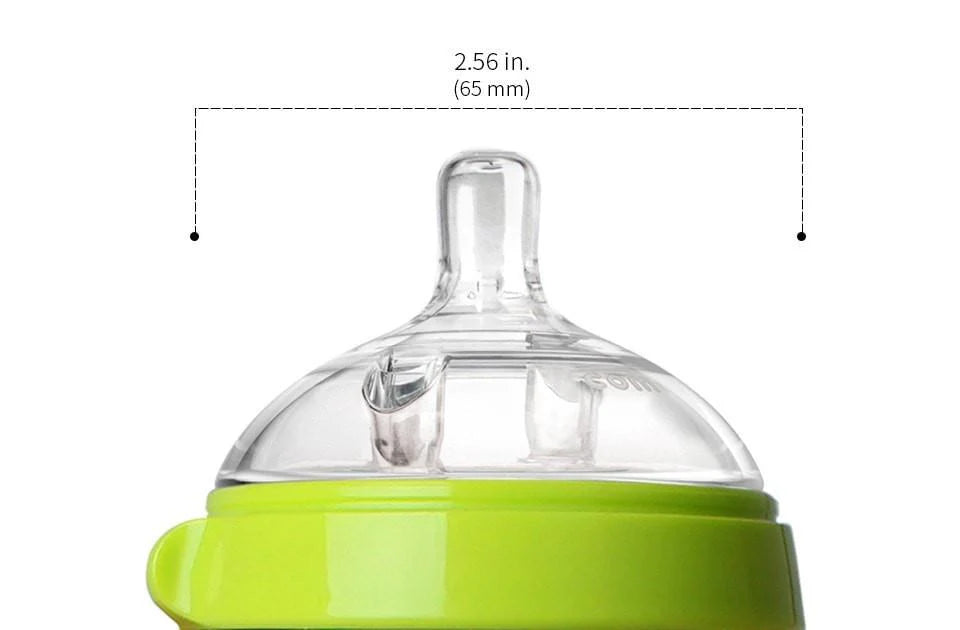 COMOTOMO NATURAL SILICONE BABY BOTTLE 150ML GREEN