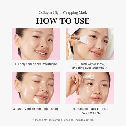Medicube - Collagen Night Wrapping Mask 75ml - KOREAN SKINCARE