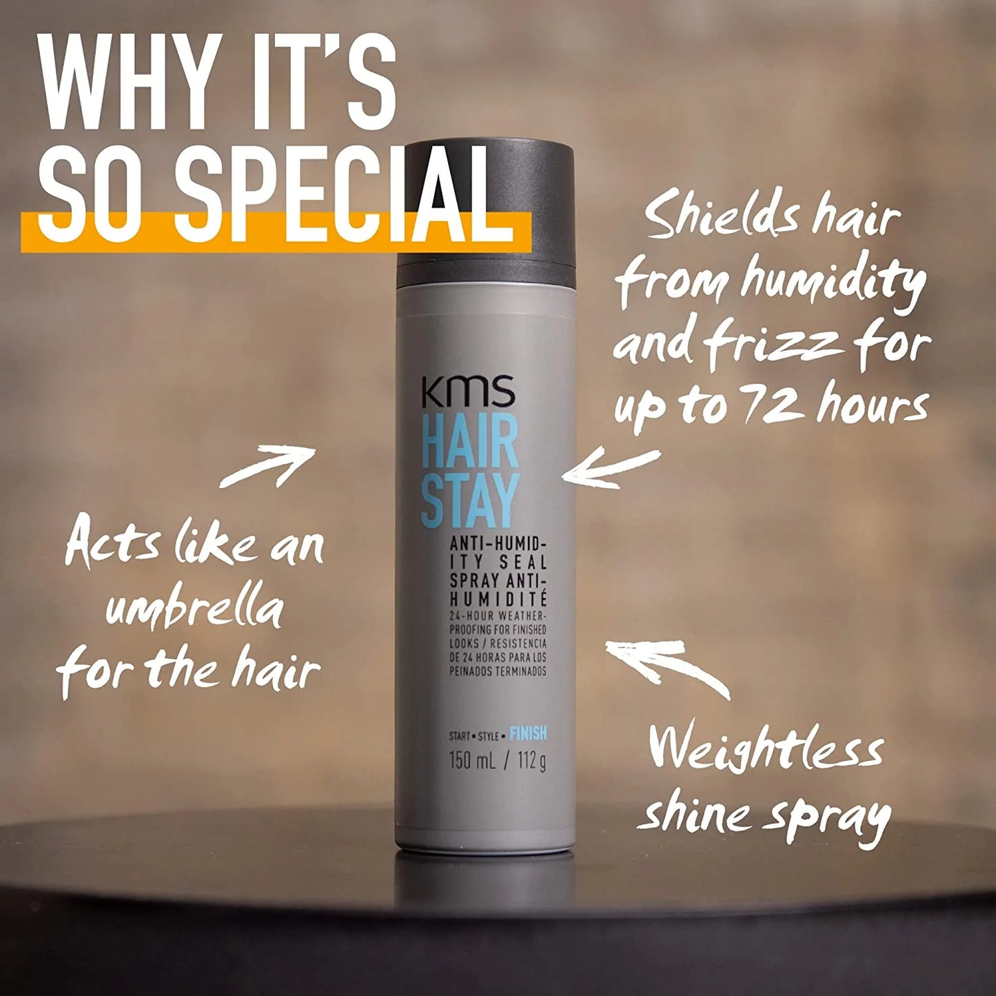 KMS Hair Stay Anti-Humidity Seal 117g - 150ml