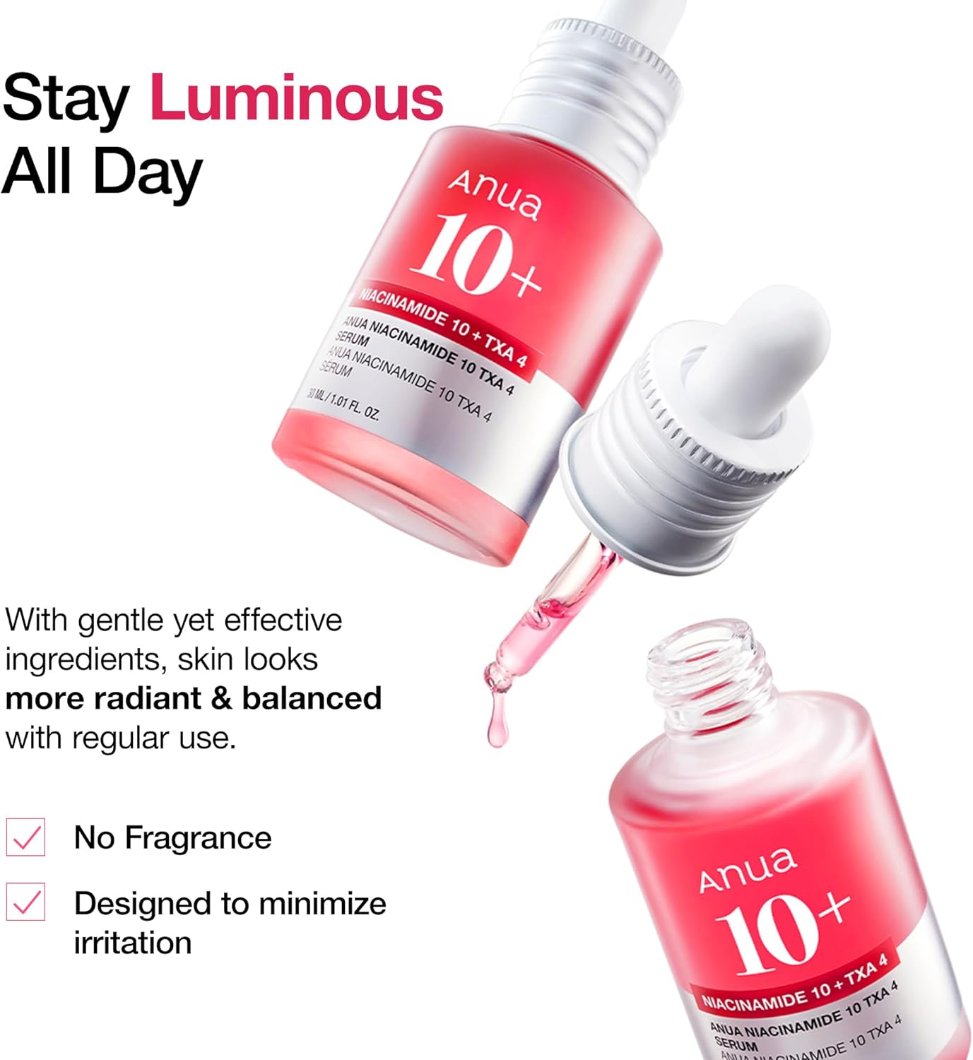 ANUA - Niacinamide 10% + TXA 4% Serum 30ml - KOREAN SKINCARE