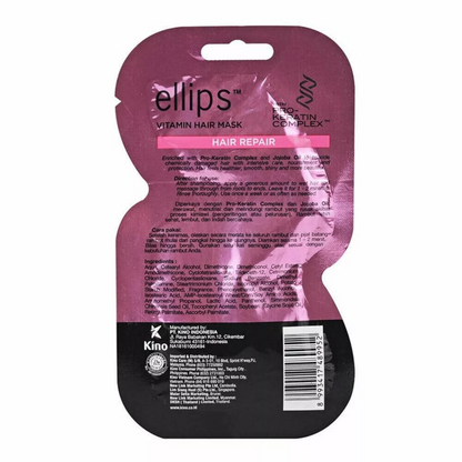 ELLIPS HAIR VITAMIN KERATIN OIL - HAIR REPAIR TREATMENT, HEAT PROTECTION - Bali