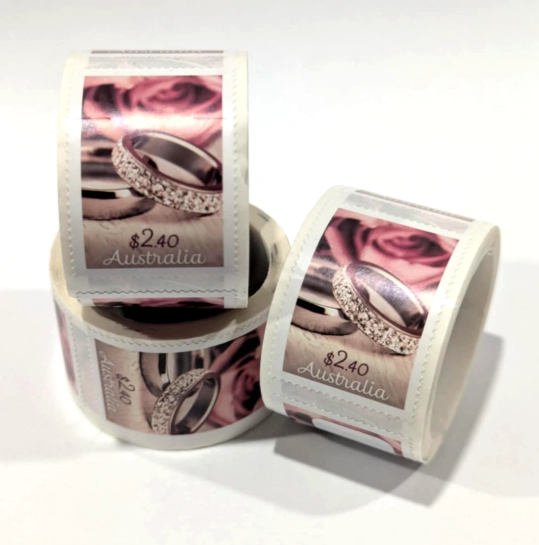 $2.40 STAMP AUSTRALIA WEDDING COLLECTOR POST