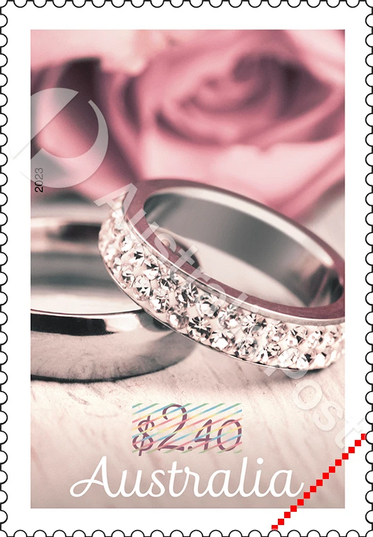 $2.40 Australia Post Wedding Stamps – Self-Adhesive Wedding – Collector Edition