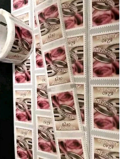 $2.40 STAMP AUSTRALIA WEDDING COLLECTOR POST