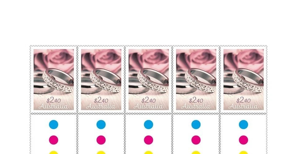 $2.40 STAMP AUSTRALIA WEDDING COLLECTOR POST