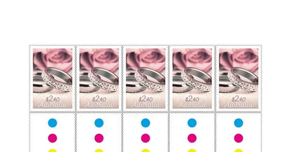 $2.40 STAMP AUSTRALIA WEDDING COLLECTOR POST