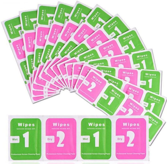 Alcohol Wipe Wet/Dry Cleaning Screen Wipes Cloth Mobile Phone Iphone