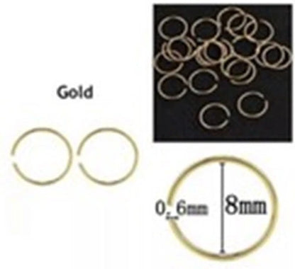 25x Nose Ring Hoop Tragus Helix Ear Cartlidge Lip Septum Surgical Steel - GOLD
