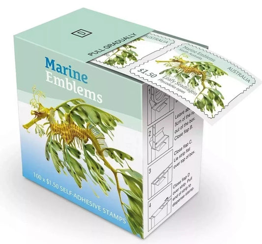 $1.50 Stamp Collection Self-Adhesive Marine Emblem Labels
