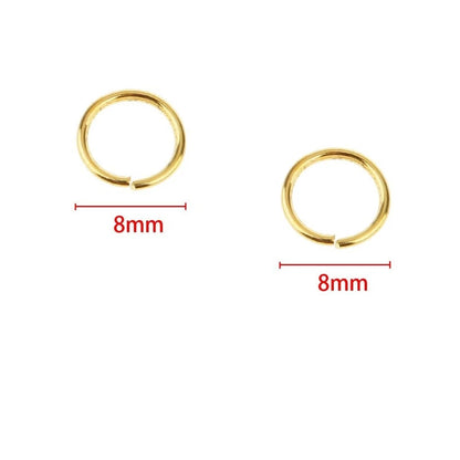 25x Nose Ring Hoop Tragus Helix Ear Cartlidge Lip Septum Surgical Steel - GOLD