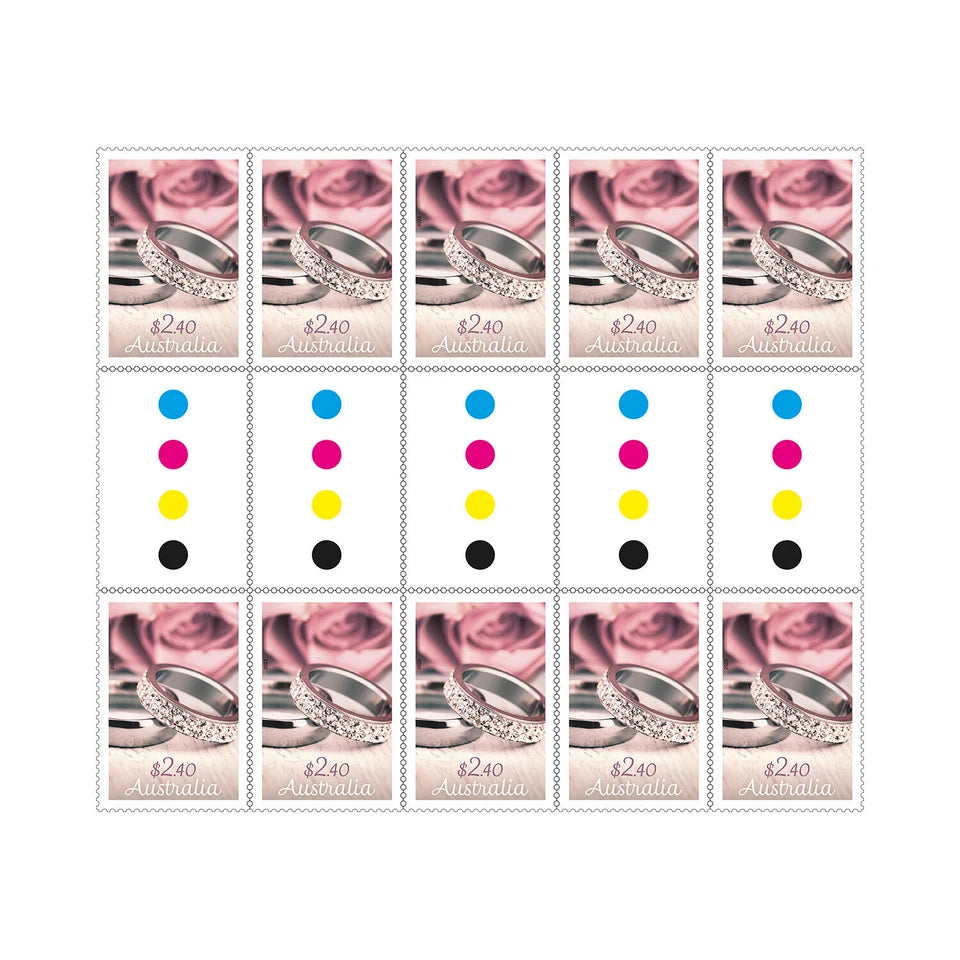 $2.40 Australia Post Wedding Stamps