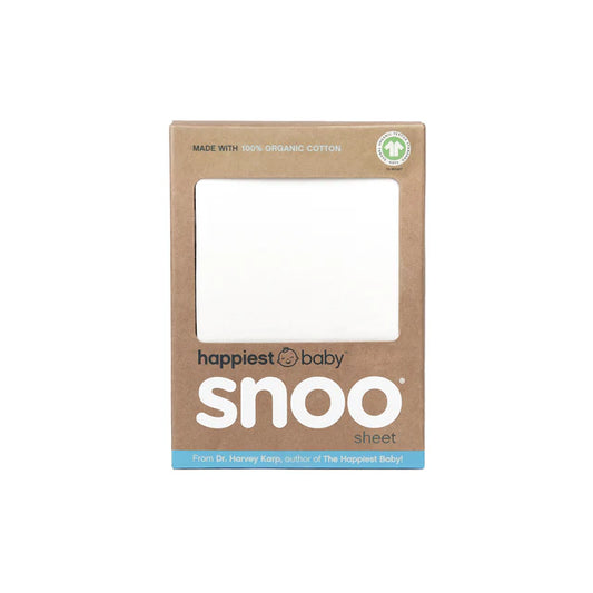 2x SNOO FITTED SHEET - WHITE